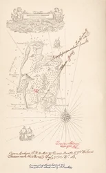 Karte der Schatzinsel, aus Schatzinsel von Robert Louis Stevenson, veröffentlicht 1883